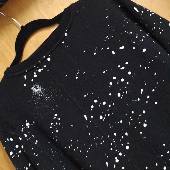 SQUARE ZERO AMAZING BLACK DETAILED SWEAT SHIRT SZ XL - Picture 8 of 15